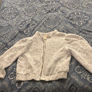 Anthropology Crochet Jacket